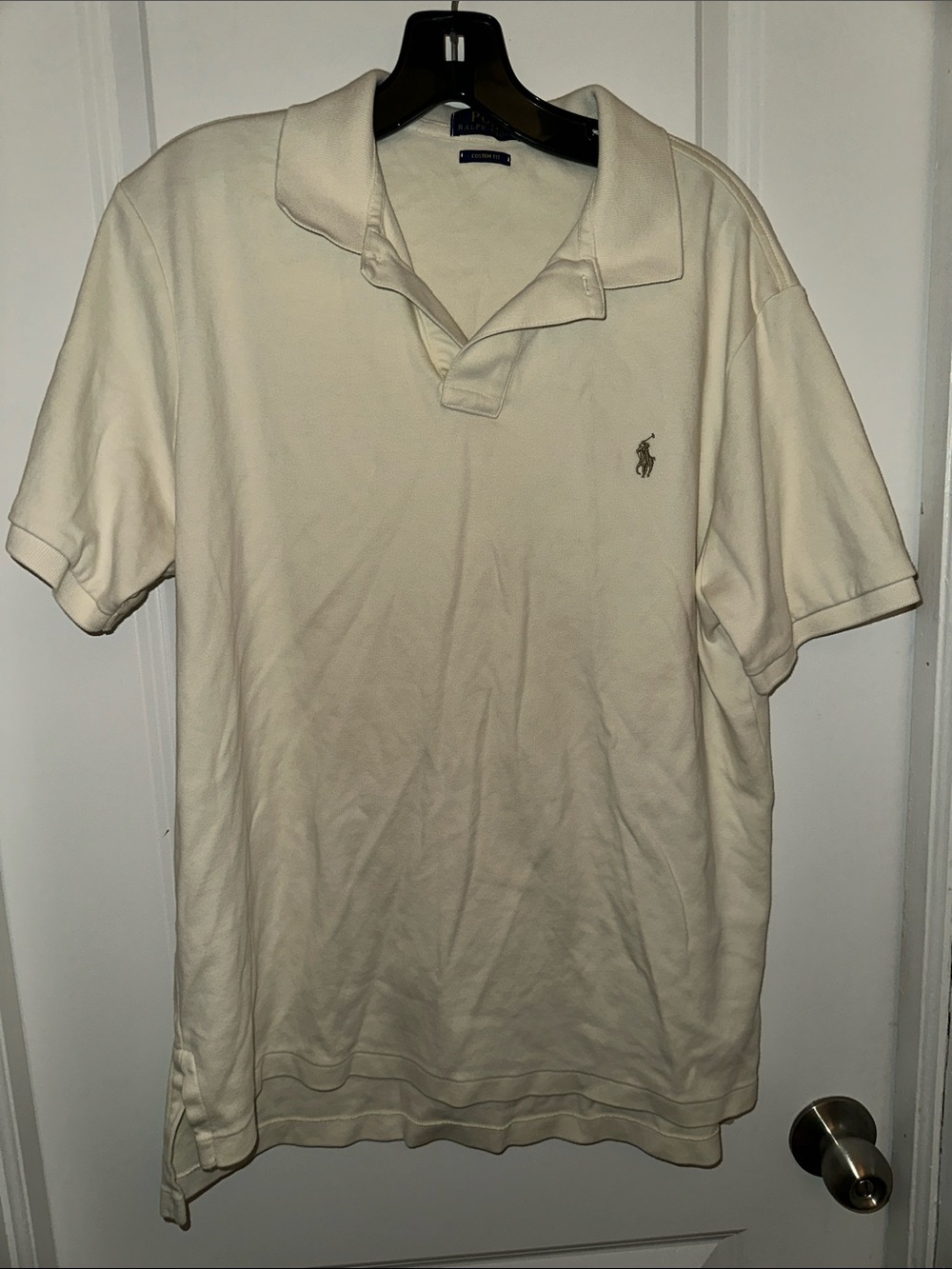 Polo by Ralph Lauren Men’s Cream Short-Sleeve Classic Polo